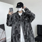 Threebooy Streetwear Casual Outerwear Men's Clothing Men's Korean Style Clothes Loose Fitting Harajuku Spring Jackets Popular Coats